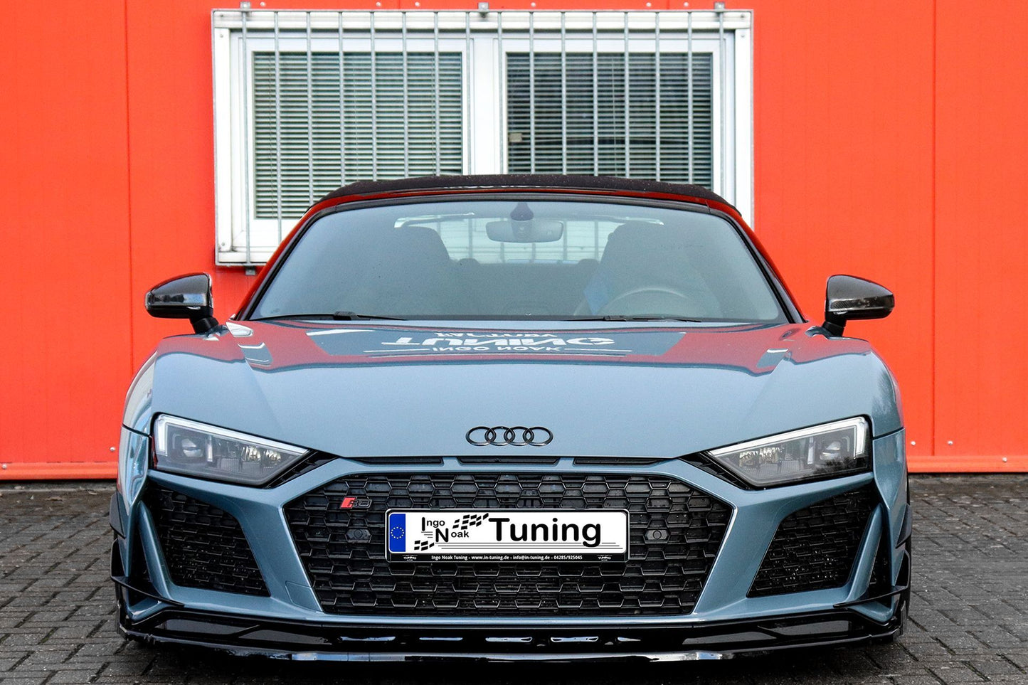 CUP Frontspoilerlippe ABS mit Seitenwing Audi R8, 4S Coupe + Roadster Carbon