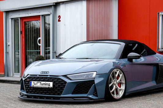 CUP Frontspoilerlippe ABS Audi R8, 4S Coupe + Roadster Schwarz Matt