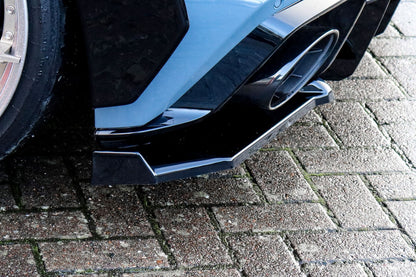 Heckansatz Seitenteile ABS Audi R8, 4S Coupe + Roadster Schwarz Glanz