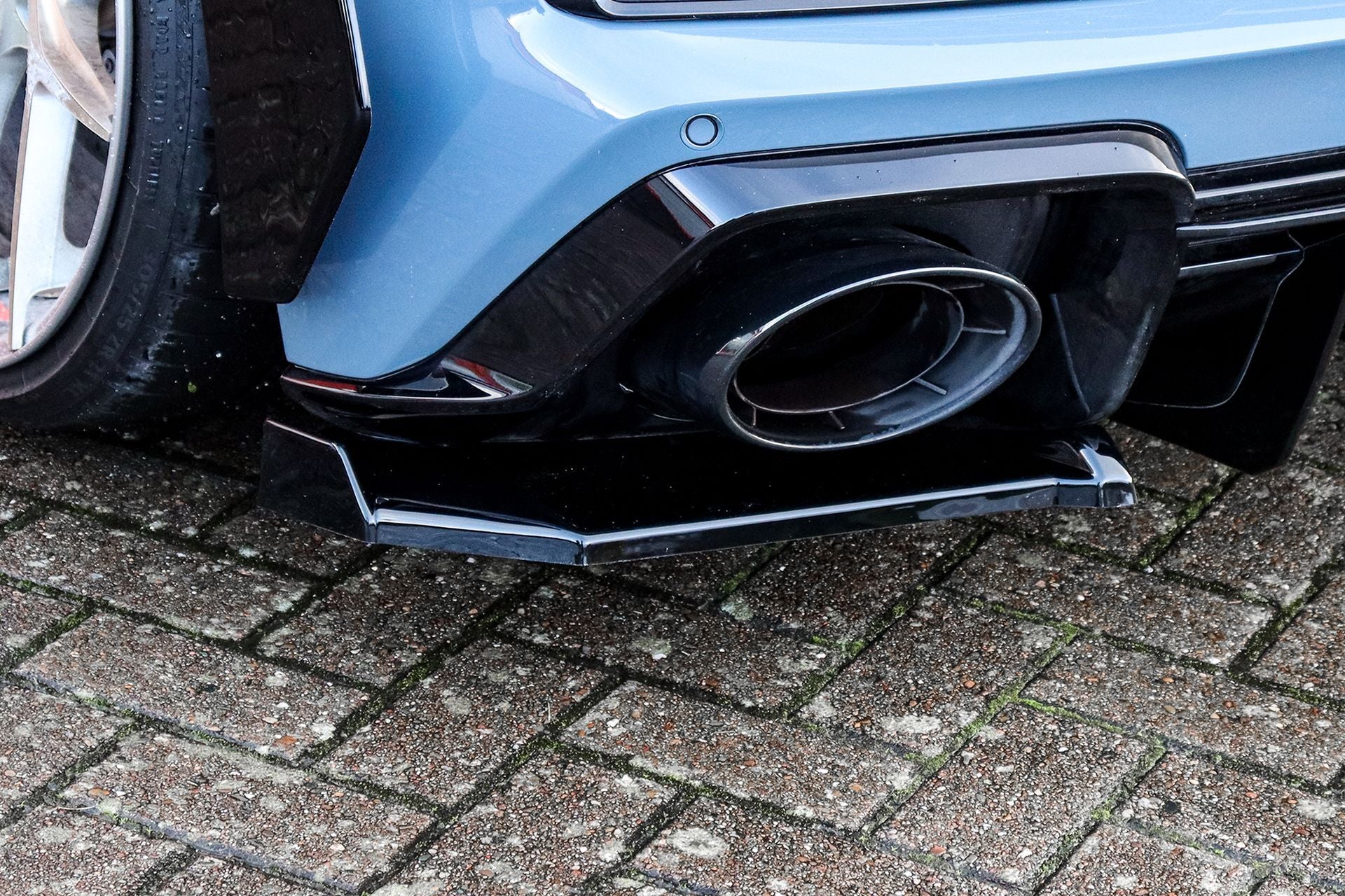 Heckansatz Seitenteile ABS Audi R8, 4S Coupe + Roadster Schwarz Glanz