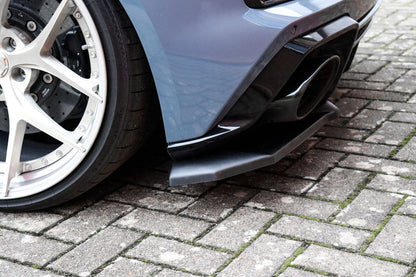 Heckansatz Seitenteile ABS Audi R8, 4S Coupe + Roadster Schwarz Glanz