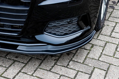 CUP Frontspoilerlippe ABS Audi A6 Typ F2, C8 Bj.:2018 -2023 Schwarz Matt