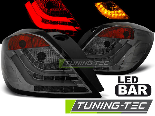 Tuning-Tec LED Lightbar Rückleuchten für Opel Astra H GTC (3-Türer) 04-09 rauch