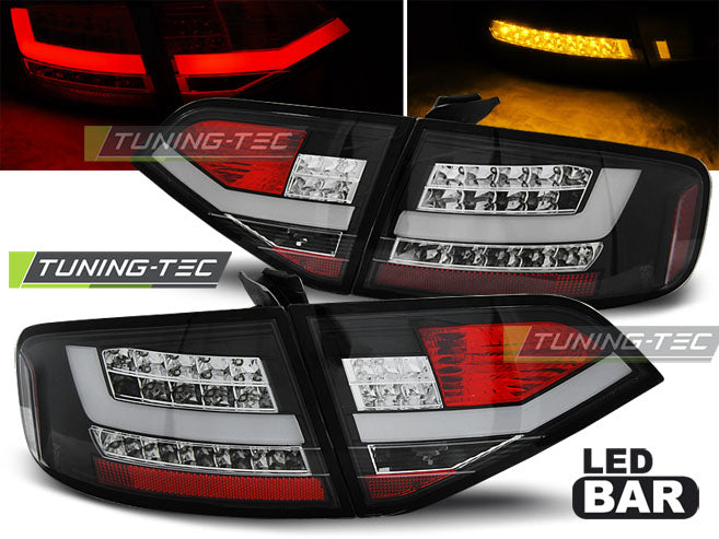 Tuning-Tec LED Lightbar Rückleuchten für Audi A4 B8 (8K) Limousine 08-11 schwarz