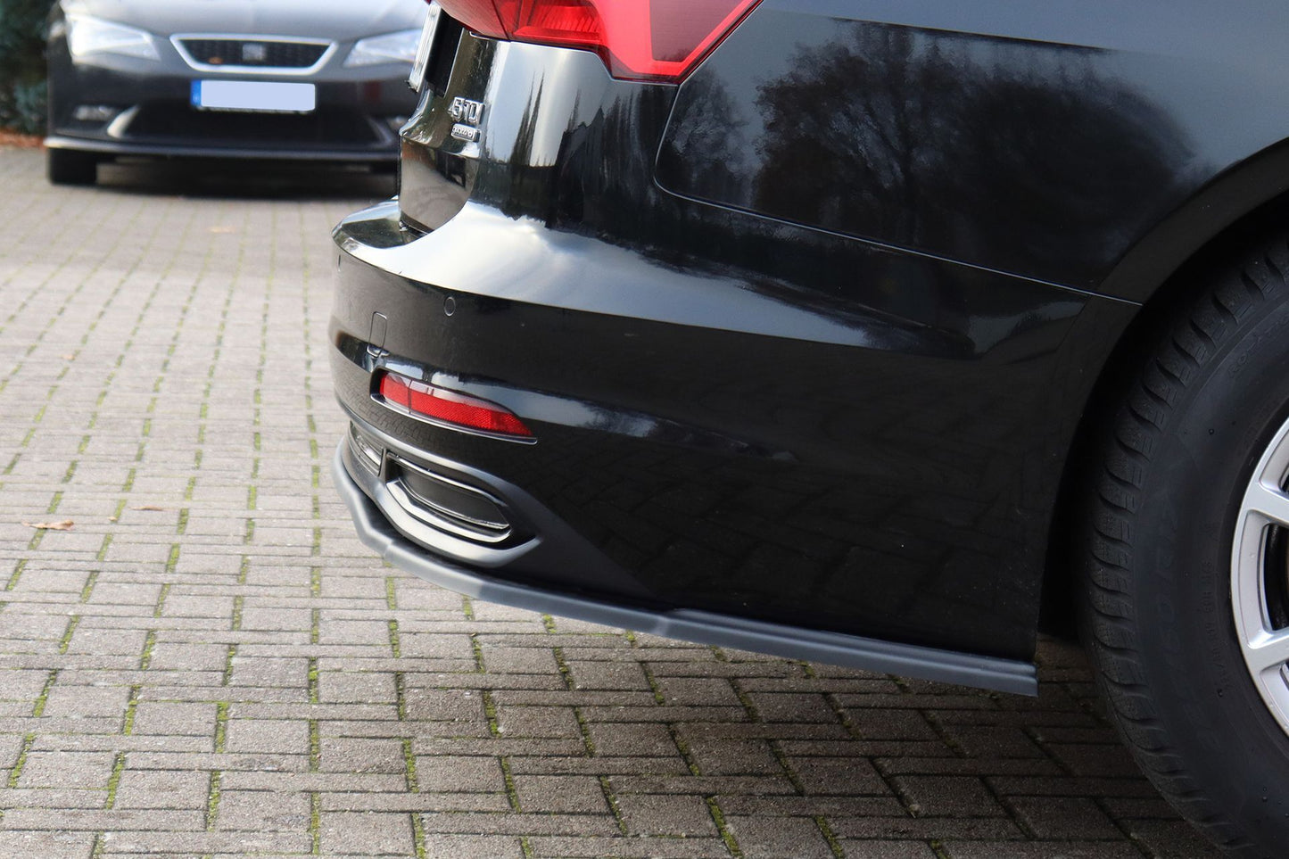 Heckansatz Audi A6 Typ F2, C8 Bj.:2018 -2023 Schwarz Matt