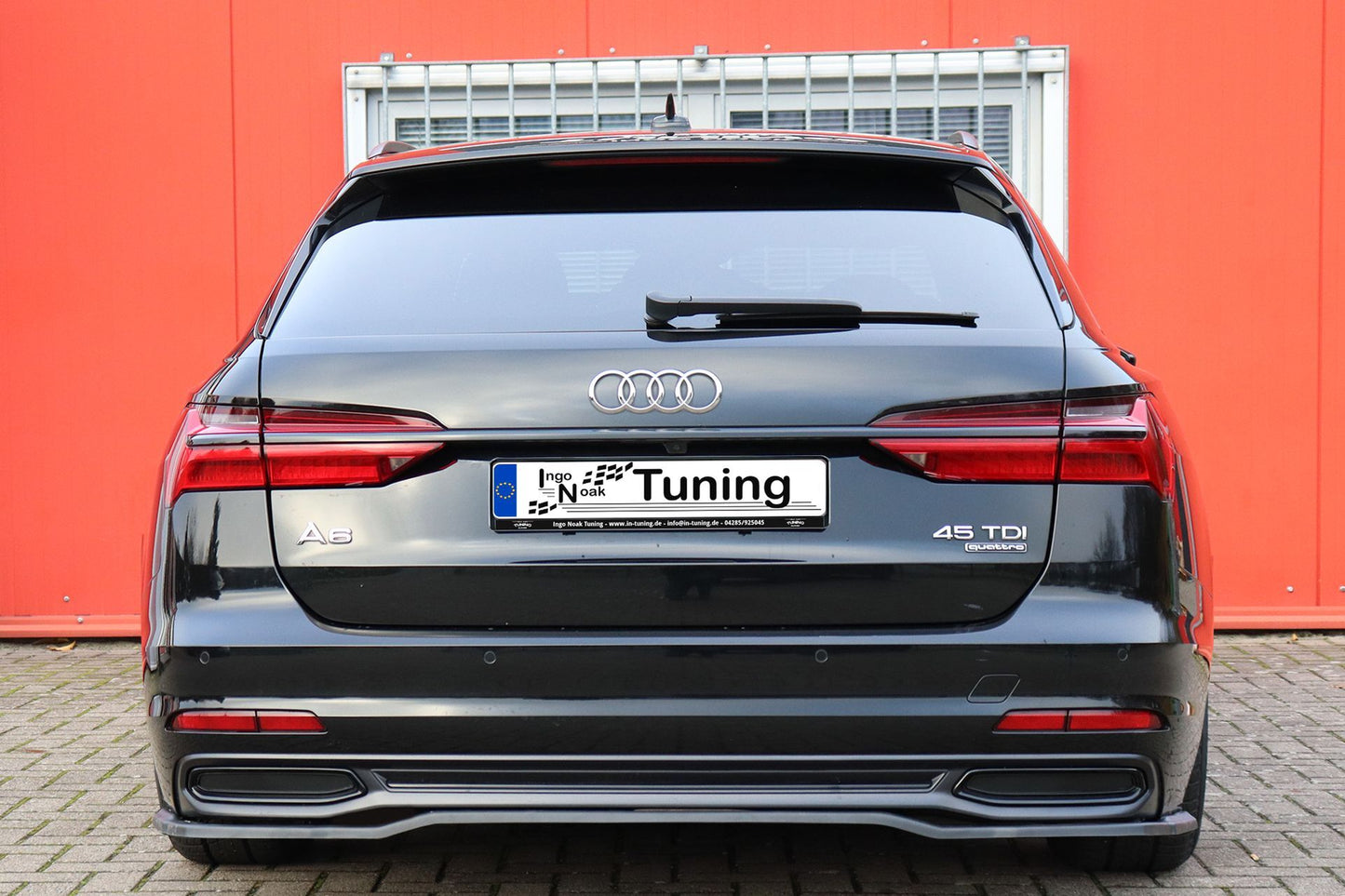 Heckansatz Audi A6 Typ F2, C8 Bj.:2018 -2023 Schwarz Matt