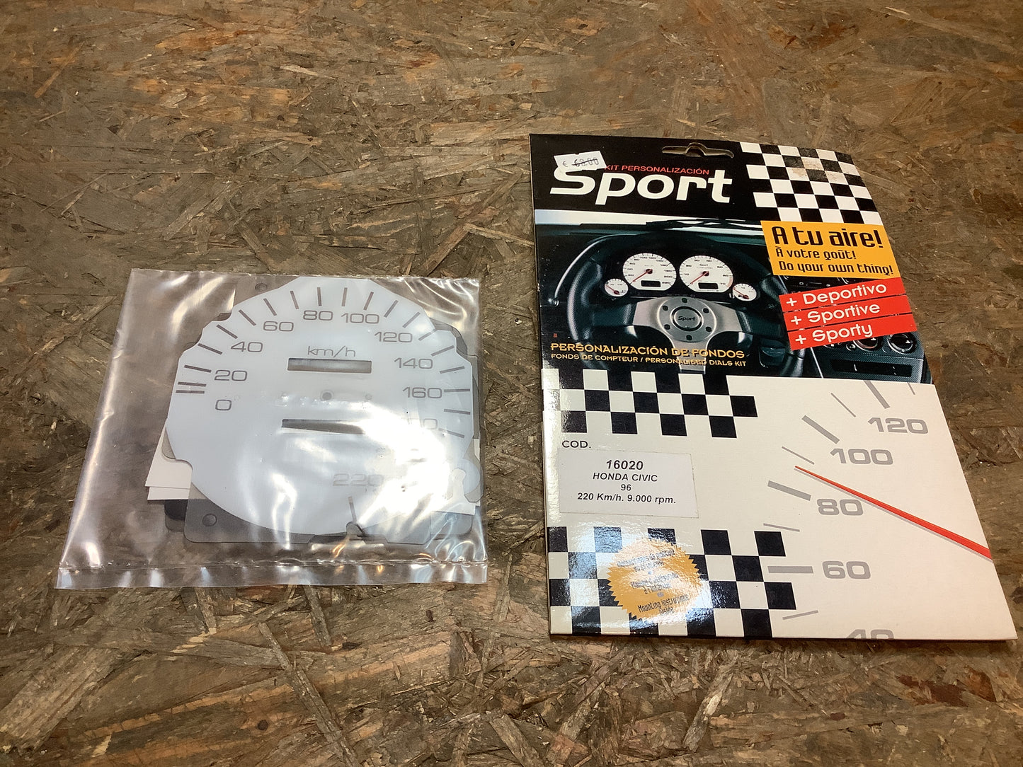 Honda Civic 96 Tachometer Kit Original Kit Personalización Sport NEU