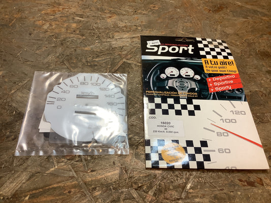 Honda Civic 96 Tachometer Kit Original Kit Personalización Sport NEU