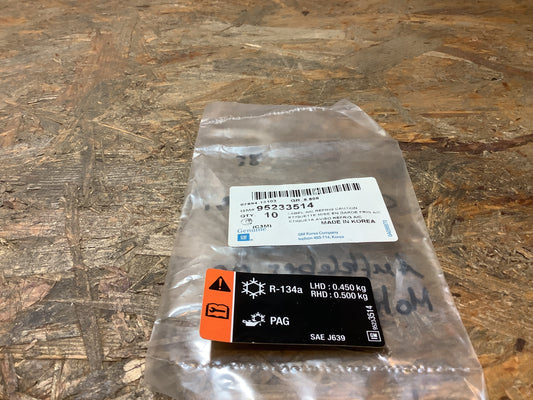 Chevrolet Spark, Bj. 2016 Aufkleber an Motorhaube Original GM NEU