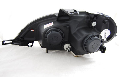 Tuning-Tec LED Tagfahrlicht Scheinwerfer für Mercedes Benz ML W163 01-05 schwarz