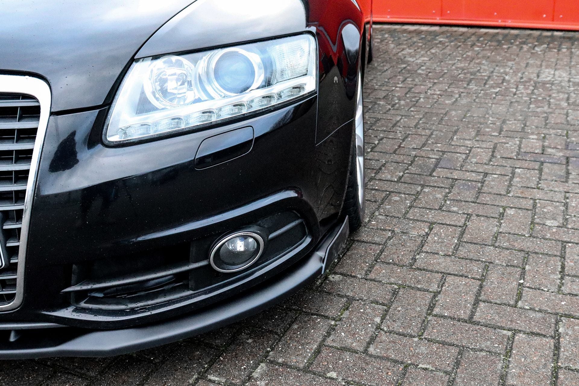 CUP Frontspoilerlippe ABS mit Seitenwing Audi A6 4F mit S-Line Carbon