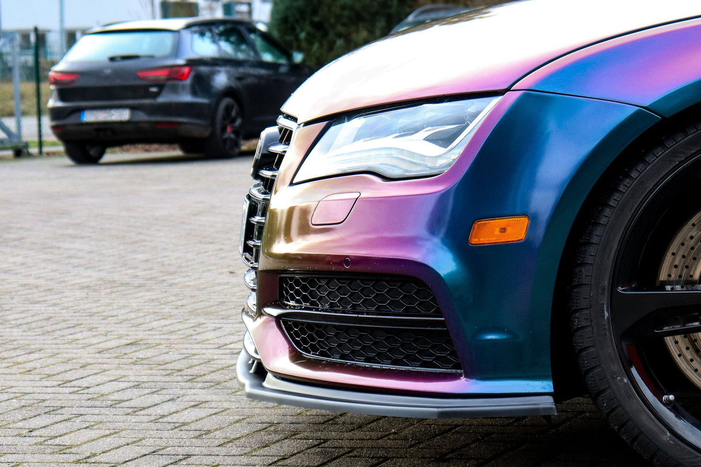 CUP Frontspoilerlippe ABS Audi A7 S-Line + S7 C7 Bj.: 2010-2014 Carbon