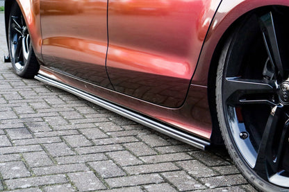 Seitenschwellersatz ABS Audi A7 S-Line + S7 C7 Bj.: 2010-2014 Carbon