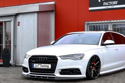 CUP Frontspoilerlippe ABS Audi A6 + S6, 4G, C7 ab Bj.: 2014- Carbon