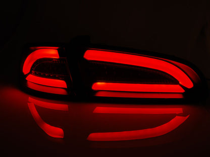 Tuning-Tec Voll LED Lightbar Rückleuchten für Seat Ibiza 6L 02-08 rot/rauch