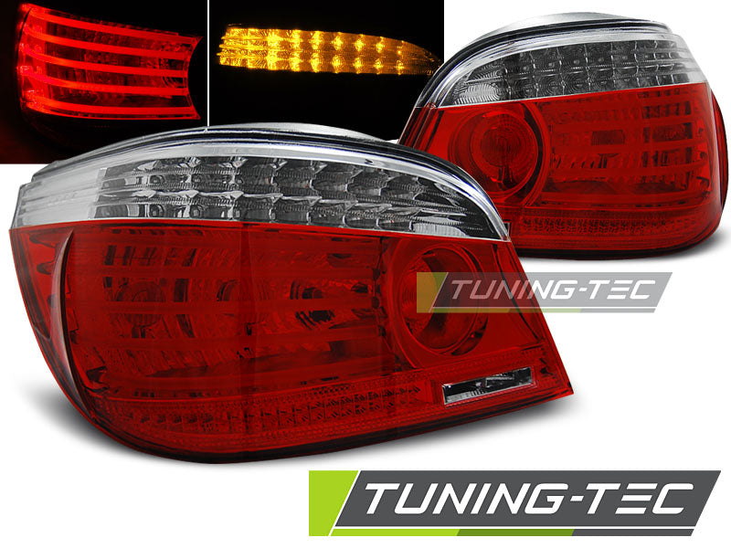 Tuning-Tec LED Rückleuchten für BMW 5er E60 Limousine 03-07 rot/klar LCI Optik