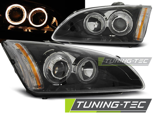 Tuning-Tec Angel Eyes Scheinwerfer für Ford Focus MK2 04-08 schwarz