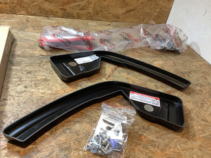 Heck Ansatz Flaps Diffusor für Ford Focus RS Mk3 schwarz Hochglanz