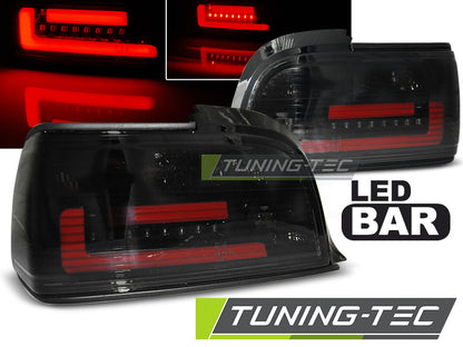 Tuning-Tec LED Rückleuchten für BMW 3er E36 Coupe/Cabrio 90-99 schwarz/rauch