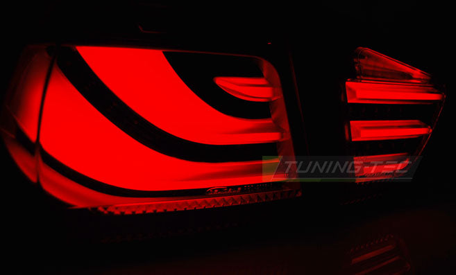 Tuning-Tec LED Lightbar Rückleuchten für BMW 3er E90 LCI Touring 09-11 rot/klar