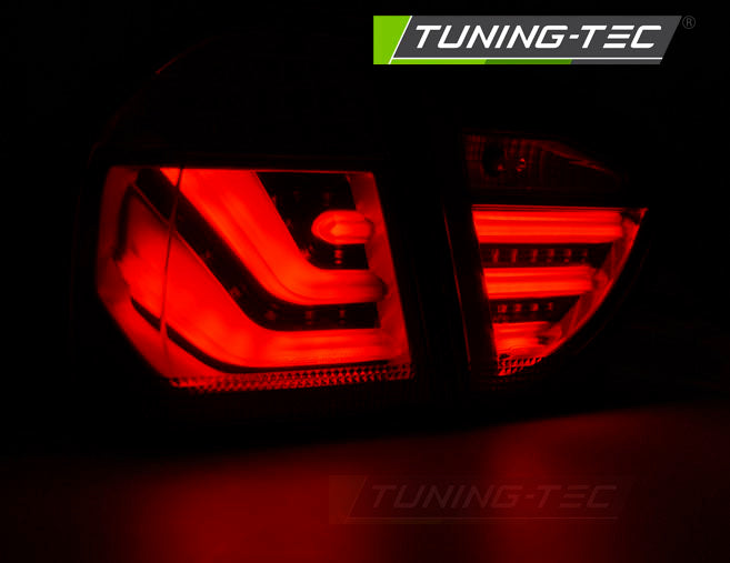 Tuning-Tec LED Lightbar Rückleuchten für BMW 3er E91 LCI Touring 09-11 rot/klar