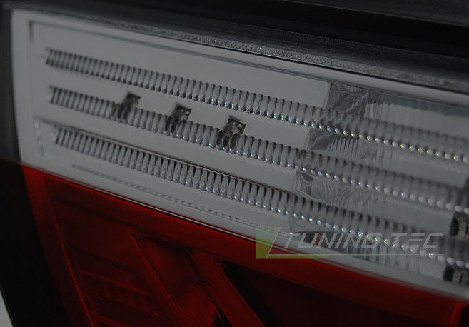 Tuning-Tec LED Lightbar Rückleuchten für BMW 5er E60 Limousine 03-07 rot/rauch
