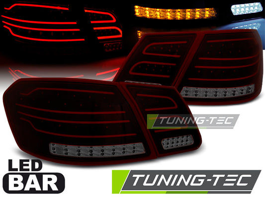 Tuning-Tec Voll LED Rückleuchten für Mercedes Benz E-Klasse W212 Limousine 09-13 rot/rauch