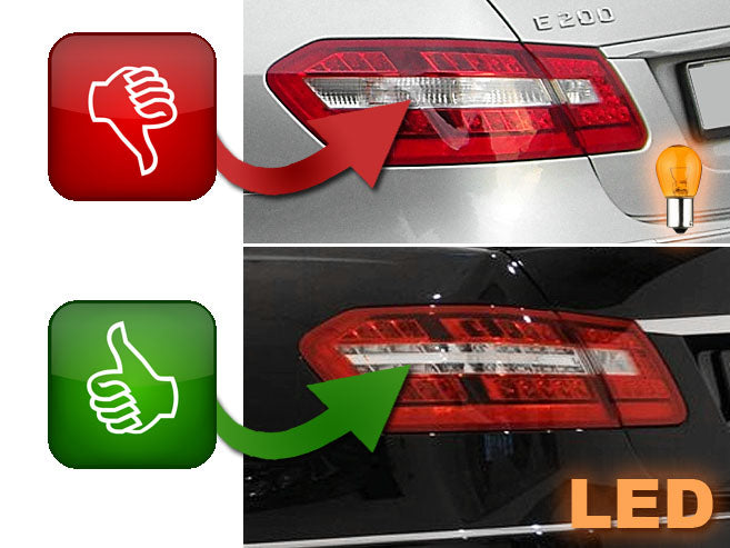Tuning-Tec Voll LED Rückleuchten für Mercedes Benz E-Klasse W212 Limousine 09-13 rot/rauch