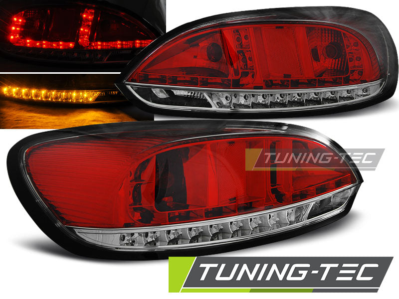 Tuning-Tec LED Rückleuchten für VW Scirocco 3 (III) 08-14 rot/klar mit LED Blinker