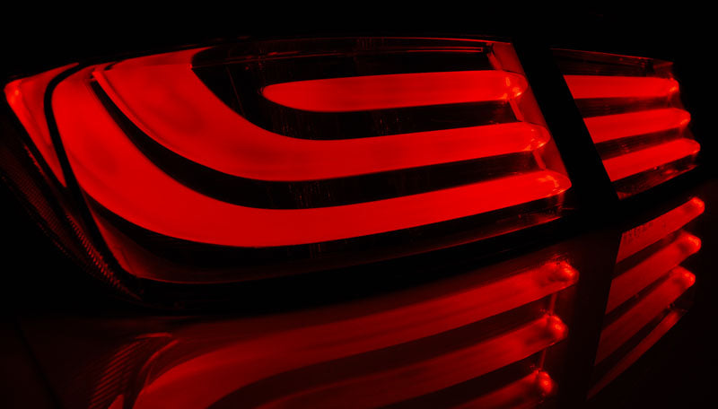 Tuning-Tec LED Lightbar Rückleuchten für BMW 5er F10 10-13 schwarz/grau