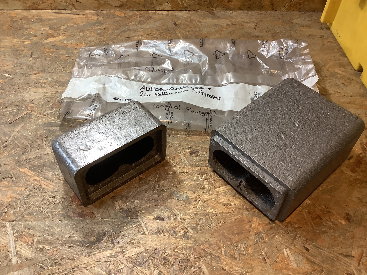 Aufbewahrungsbox für Kofferraum, Styropor Original Peugeot NEU