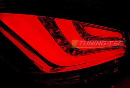 Tuning-Tec LED Lightbar Rückleuchten für BMW 5er E60 LCI Limousine 07-10 rot/klar