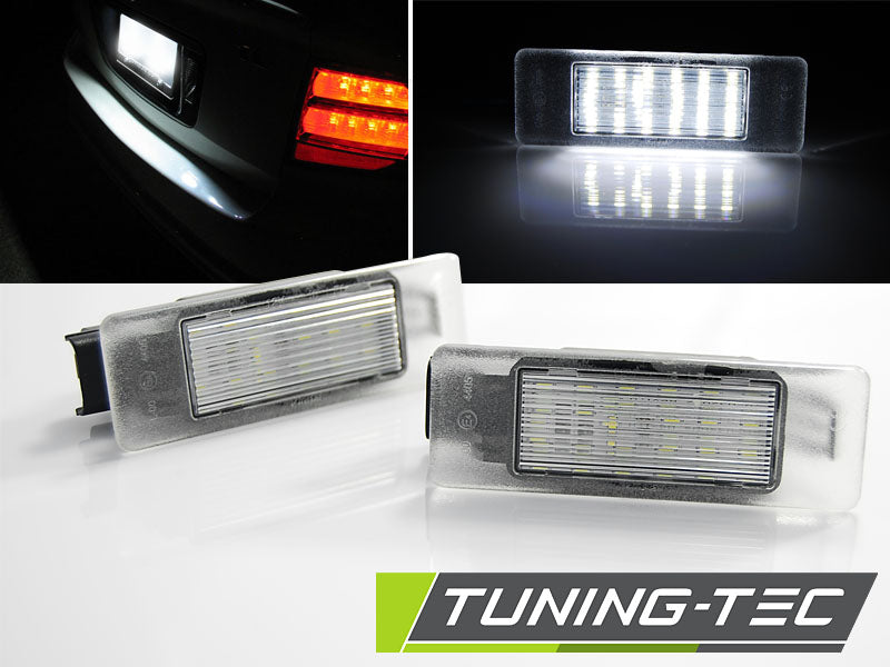 Tuning-Tec LED Kennzeichenbeleuchtung für Peugeot 106 / 207 / 207 CC / 307 / 308 / 406 Coupe / 406 / Citroen kaltweiß