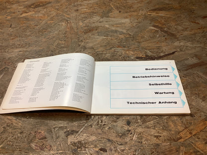 Audi 100 Betriebsanleitung Ausgabe Febuar 1970