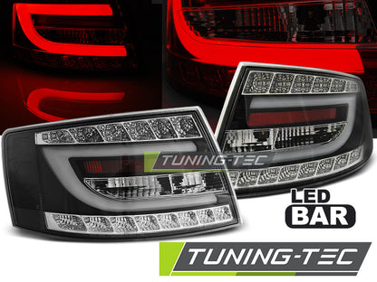 Tuning-Tec LED Lightbar Rückleuchten für Audi A6 4F (C6) 04-08 Limousine schwarz (7Pin)