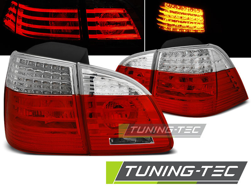 Tuning-Tec LED Rückleuchten für BMW 5er E61 Touring 03-07 rot/klar LCI
