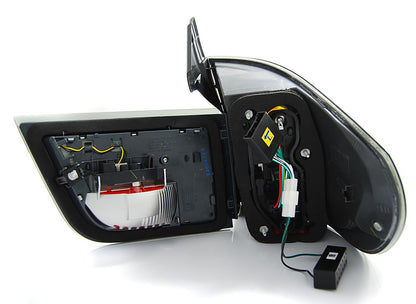 Tuning-Tec LED Lightbar Rückleuchten für BMW X5 E70 07-10 schwarz/rauch LCI Optik