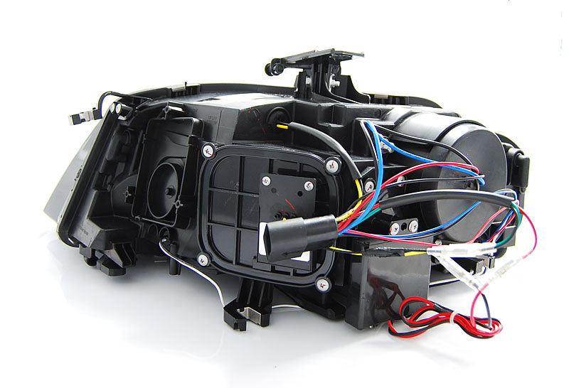 Tuning-Tec LED Tagfahrlicht Scheinwerfer für Audi A4 B8 08-11 schwarz