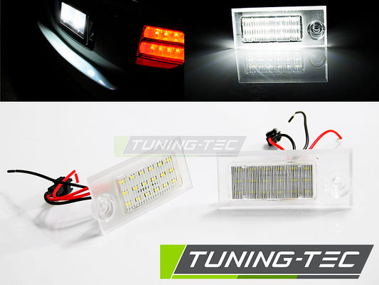 Tuning-Tec LED Kennzeichenbeleuchtung für Audi A6 C5 (4B) Lim. 97-04 kaltweiß