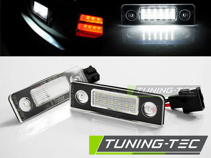 Tuning-Tec LED Kennzeichenbeleuchtung für Skoda Octavia 1Z 09-12 / Roomster 5J 06-10 kaltweiß