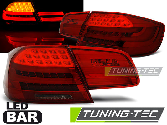 Tuning-Tec LED Lightbar Rückleuchten für BMW 3er E92 Coupe 06-10 rot/smoke LCI Optik