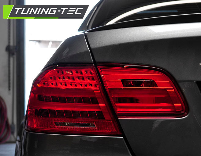 Tuning-Tec LED Lightbar Rückleuchten für BMW 3er E92 Coupe 06-10 rot/smoke LCI Optik