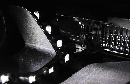 Tuning-Tec LED Tagfahrlicht Scheinwerfer für VW Tiguan Facelift 11-15 schwarz