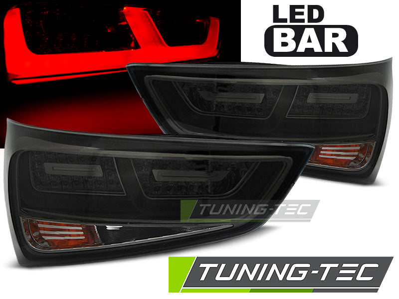 Tuning-Tec LED Lightbar Rückleuchten für Audi A1 (8J) 10-14 schwarz/rauch