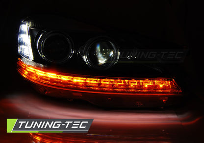 Tuning-Tec Xenon LED Tagfahrlicht Scheinwerfer für Mercedes Benz S-Klasse W221 05-09 chrom