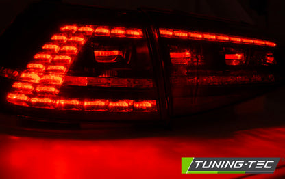 Tuning-Tec LED Rückleuchten für VW Golf 7 (VII) 13-17 kirschrot mit dynamischem Blinker