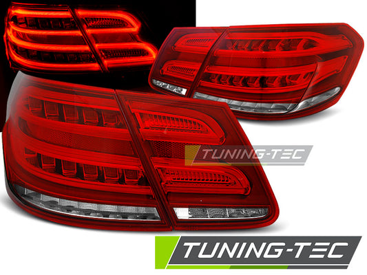 Tuning-Tec Voll LED Rückleuchten für Mercedes Benz E-Klasse W212 Limousine 09-13 rot/klar