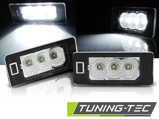 Tuning-Tec LED Kennzeichenbeleuchtung für Audi A4 B8 / A5 / TT / A6 4G / A1 / A7 Skoda Yeti / Fabia II / Superb Kombi kalt...