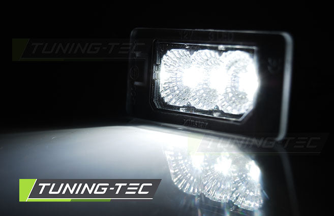 Tuning-Tec LED Kennzeichenbeleuchtung für Audi A4 B8 / A5 / TT / A6 4G / A1 / A7 Skoda Yeti / Fabia II / Superb Kombi kalt...