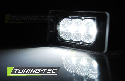 Tuning-Tec LED Kennzeichenbeleuchtung für Audi A4 B8 / A5 / TT / A6 4G / A1 / A7 Skoda Yeti / Fabia II / Superb Kombi kalt...
